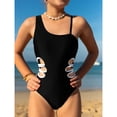 thumbnail image 6 of Swimsuits Solid One Piece Swimsuit Teens Kids Bathing Suits Girls for Kids 9-10 Years Girls Fashion, 6 of 8