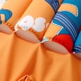 thumbnail image 5 of JUMEYU Toddler Floatation Swimsuit Boys One Piece Float Suit with Built-in Floats UPF 50+ Floating Bathing Suit 2T 3T (Orange,2-3 Years), 5 of 7
