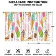 thumbnail image 2 of Ice Cream (2)_22 Curtains-blackout Curtains Bedroom Decor Living Room Darkening Grommet Window Drapes 2 Panels Set 42"x 54", 2 of 2