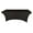 Black, variant on Stretch Table Cover 8ft Rectangular Spandex - 30x96x30 Folding Table - Banquet Party Event Tablecloth - Wrinkle Resistant, Polyester Spandex Blend