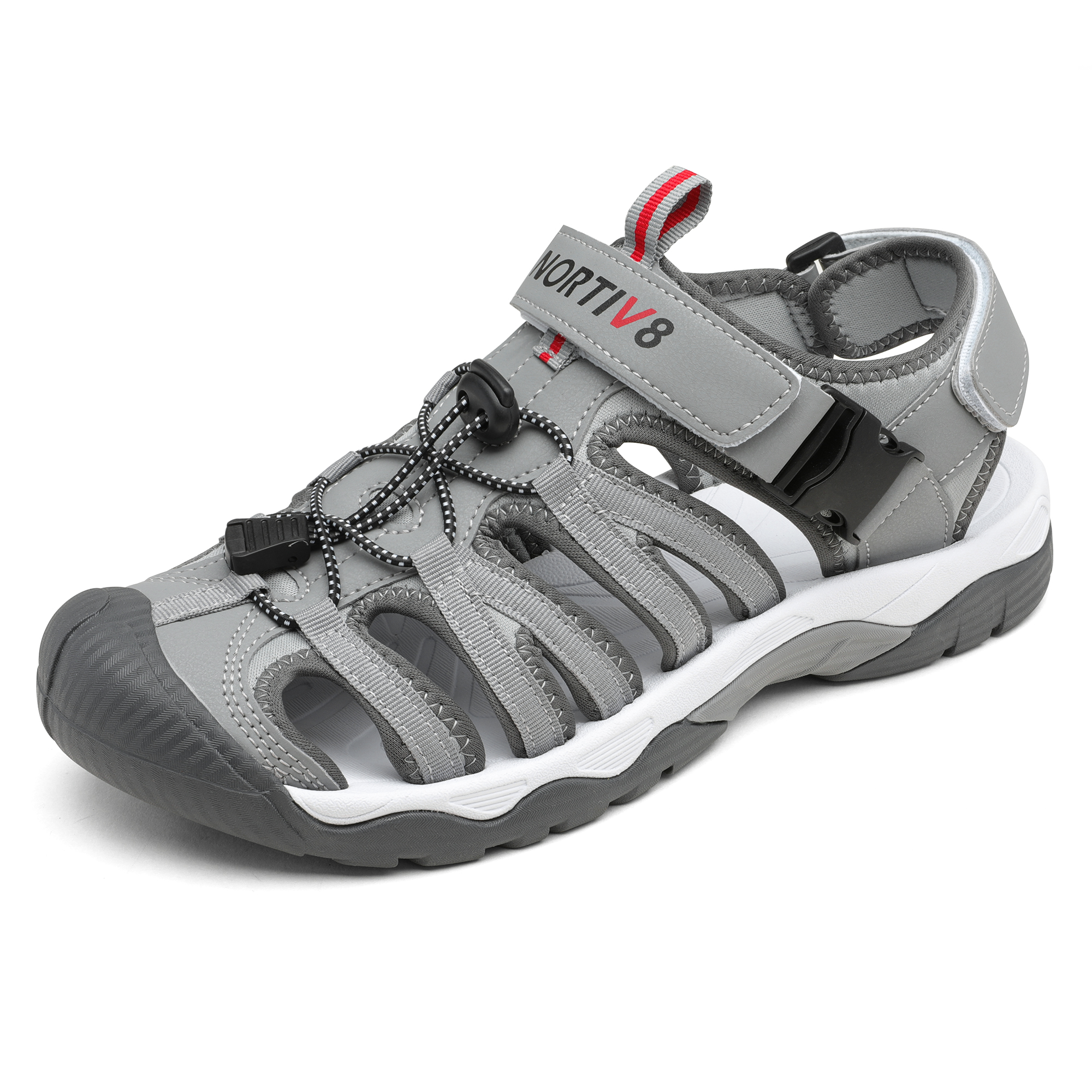 Teva Men’s Hudson Taupe/Gray/Black Adventure Sandals Size 9 Men main image 3