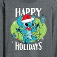 thumbnail image 3 of Lilo & Stitch - Happy Holidays - Men's Long Sleeve T-Shirt, 3 of 5
