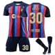 thumbnail image 1 of New 22-23 Barcelona Jersey Home Football Jersey No.30 Gavi Soccer Jersey Kits de fútbol para niños adultos con calcetín-- BmatwkZeng Bmatwk Jersey, 1 of 1