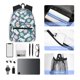 thumbnail image 4 of Fotbe Cute Rabbit Easter Mochila Ligera Casual para Laptop para Hombres y Mujeres, Mochila Impermeable de Uso Diario, Mochila para Universidad, 4 of 6