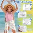 thumbnail image 4 of Xixirimido Pink Bunny Floral Print Girls One Piece Swimsuit with Mesh Cover Up Teen Adjustable Strap Bathing Suits with Removable Bra Swimwear Set, Size 13-14 Years, 4 of 7
