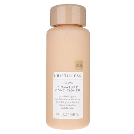Kristin Ess Hair One Signature Conditioner for Dry Damaged Hair Moisturizes Smooths + Softens Dry Hair Sulfate Free + Color Safe 10oz