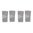 thumbnail image 3 of Mangas de compresión de rodilla Eigraketly de fibra de carbón de bambú Gris S M L, 3 of 6