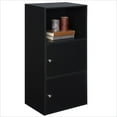 thumbnail image 3 of Pemberly Row Contemporary 2 Door Cabinet in Black Wood Finish, 3 of 6