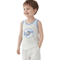 thumbnail image 7 of LYMAYTER 2-14Y Toddler Baby Boys Soft Cotton Sleeveless Tank Top Cute Cartoon Summer Casual Undershirts, 7 of 7