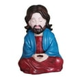 thumbnail image 4 of Jesús Escultura Figura Religiosa Meditativa de Resina Decoración de Escritorio Ornamental de Mesa Estatua Santa Compacta Adecuada para Regalo Reunione, 4 of 9