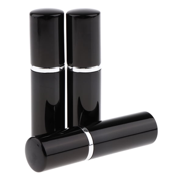 3 de bomba de vacías portátil ml para muestras de mezclas de cosméticos Negro shamjiam Viaje de botella de bomba de loción