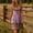 Violet, variant on Morttic Women's Geometric Print U Neck Sleeveless Midi Dress – Ruched High Waist A-Line, Retro Boho Vacation Outfit White,S