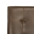 thumbnail image 3 of SAFAVIEH Nikita 26.5 in. H Modern Counter Stool with Ring, Brown, Set of 2, 3 of 11