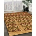 thumbnail image 3 of Ahgly Company Machine Washable Indoor Square Transitional Orange Area Rugs, 4' Square, 3 of 7