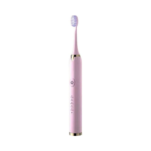 Electric Toothbrush, Electric Toothbrush with 3 Brush Heads, Smart 5-Speed Timer Electric Toothbrush Ipx7
