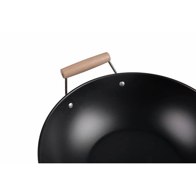 Mainstays 13.75-Inch Carbon Steel Non-Stick Wok photo 6