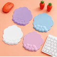 thumbnail image 5 of Mouse Pad Wrist Support with Cloth Surface,Cloud Wrist Rest Mousepad with Memory Foam,Non-Slip PU Base Mouse Pad for Home Office Laptop Easy Pain Relief (Pink), 5 of 10