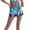 Blue, variant on Sngxgn Women's High Waisted Casual Shorts Ripped Hem Frayed Distressed Short Casual(Red,M)