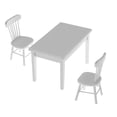 thumbnail image 1 of Juego de muebles de madera en miniatura para casa de muñecas a escala 1/12, accesorios para muñecas, 1 of 9