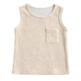 thumbnail image 5 of oqasdz Toddler Boy Clothes Sleeveless Crew Neck Undershirts Kids Tank Tops and Shorts with Pockets Casual Athletic Clothing Sets, 5 of 5