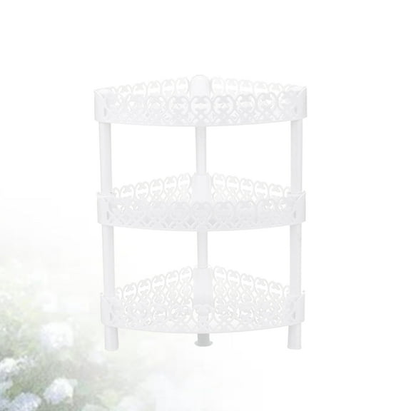 HEATSHAKING Corner Multi Layer Storage Rack Plastic Storage Homeowners Kitchen Use 1Set