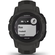 Garmin Instinct 2S Solar, Smaller-Sized GPS Outdoor Watch, Solar Charging Capabilities, Multi-GNSS Support, Trackback Routing, Graphite
