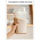 thumbnail image 5 of Fiudx Contenedor Hermético para Almacenar Alimentos, Dispensador de Arroz, Contenedor de Plástico Sin Bpa, Ideal para La Despensa de La Cocina, Ideal para Familias, Incluye Taza Mediterranea, Materia, 5 of 6