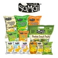 thumbnail image 3 of Samai Baked Plantain Vegetable Chips, Pacific Sea Salt, Crunchy, 2.65oz  Shelf Stable Plastic Bag, 3 of 10