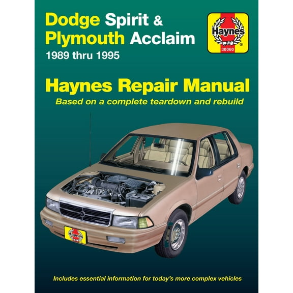 Pre-Owned Dodge Spirit & Plymouth Acclaim 1989-95 (Paperback) 1563921413 9781563921414