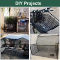 thumbnail image 3 of Matomtak Heavy Duty Rigid Plastic Wire Mesh Fence 15.7in x 20ft Large Roll Black Hexagonal Chicken, 3 of 7