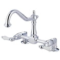 thumbnail image 1 of Kingston Brass Robinet de Cuisine Pont Double Poignée 8 Pouces, 1 of 4