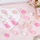thumbnail image 4 of 100 bolas de pompones rosas para manualidades, de poliéster de 25 mm, suaves y esponjosas, para el Día de San Valentín, redondas, mini pompones., 4 of 9