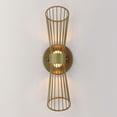 thumbnail image 4 of 24171NAB Maxim Lighting Zeta - 16 Inch 7W 2 LED Wall Sconce-Natural Aged Brass Finish, 4 of 5