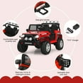 thumbnail image 6 of Gymax 12V Electric Kids Ride On Car Truck w/ MP3 Horn 2.4G Remote Control Red, 6 of 10