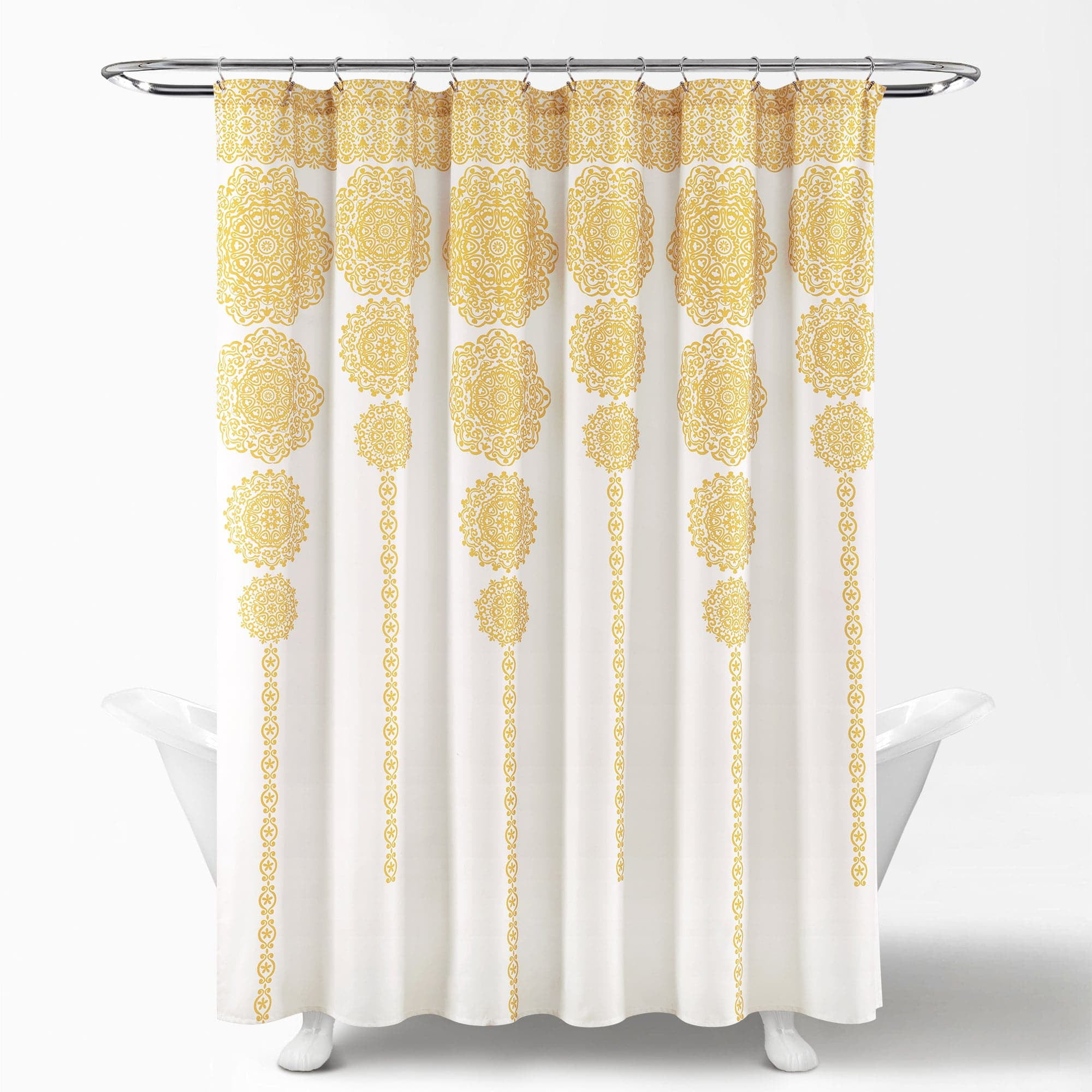 Stripe Medallion 72"X72" Shower Curtain