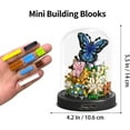 thumbnail image 6 of Flower Bouquet Butterfly Building Set, Bonsai Tree Building Kit with Dust Cover,530 Pieces Micro Bricks,Birthday Gifts for Boys and Girls, 6 of 8