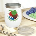 thumbnail image 2 of World Food Safety Day, White 12oz Wine Tumbler, 2 of 5