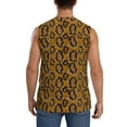 thumbnail image 4 of Balery Snake Skin Men's Sleeveless Muscle Shirts Workout Tank Top, Moisture Wicking, Odor Protection-XX-Large, 4 of 8