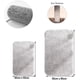 thumbnail image 5 of Alfombra de baño Espesar Alfombras de baño antideslizantes Shaggy con microfibra suave absorbente de agua para baño Ducha Bañera Dormitorio, ducha y habitación 40 * 60 cm Gris claro oso de fresa  Hogar, 5 of 5