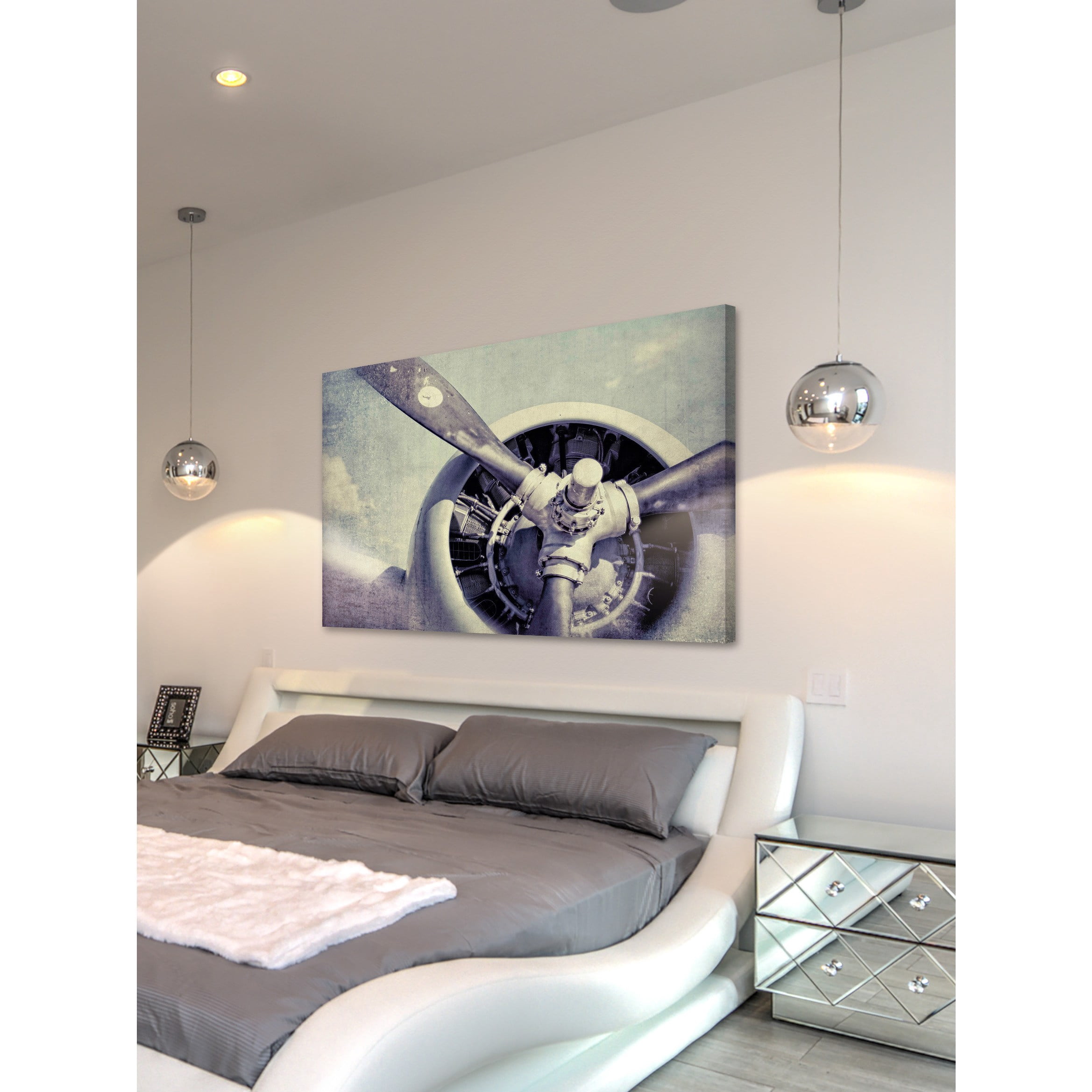 "Altitude 7" Painting Print on Wrapped Canvas
