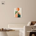 thumbnail image 3 of Peachy Green Canvas Modern Midcentury by Art Remedy, Silver Frame, 24" x 30", 3 of 7