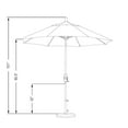 thumbnail image 4 of California Umbrella 9' Patio Umbrella in Straw, 4 of 5