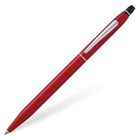 Click Refillable Ballpoint Pen, Medium Ballpen, Includes Refill, Premium Gift Box - Crimson Lacquer
