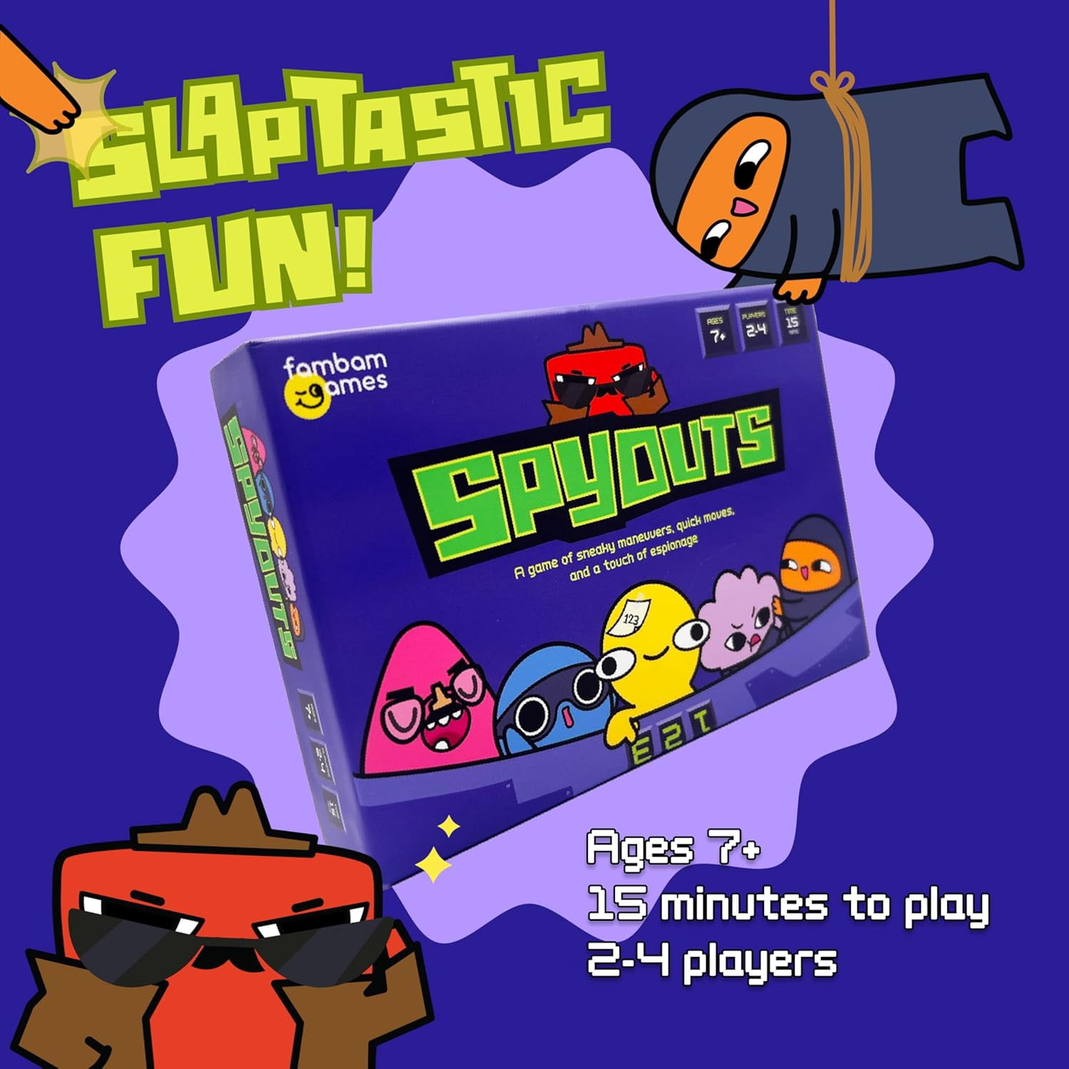 SpyOuts Card Game – a Quick, Fun, Family-Friendly Game for Kids Ages 7 and Up