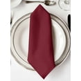 thumbnail image 2 of Cloth Napkins Set of 6 - 20x20 Inches, Pure Red Wine Washable Reusable Table Napkins, Simple Solid Color Soft & Absortbent Dining Napkin for Party Wedding Hotel Restaurant, 2 of 8