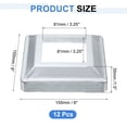 thumbnail image 2 of 12Pack Post Base Cover, 6x6 Metal Integral Style Post Skirt Porch Column Wrap(3.25x3.25), 2 of 6