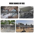 thumbnail image 3 of Db Square Plastic Plug Tubing Post End Cap Chair Glide 10pcs Black Plastic Square Plugs, 3 of 3
