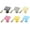 Mulit-color, variant on HDJNal Square Shape Zinc Alloy Knobs/ Handles/ Pulls for Kitchen Cabinets, Cupboards, Wardrobe, Drawer,Dresser,Chest etc Vintage DIY Home Decorative,Nickel Brushed (Set of 6 PCS)