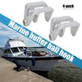thumbnail image 3 of Clips de parachoques para barcos, accesorios para barcos resistentes al calor, prácticos soportes para pontones, 4 Uds. Hugtrwg Para estrenar, 3 of 7