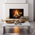 thumbnail image 6 of Gas Fireplace Logs - 4 Small Pcs Ceramic Wood Logs and Accessories for All Types of Indoor Gas Inserts, Ventless & Vent Free, Propane, Gel, Ethanol, Electric or Outdoor Fireplaces & Fire Pits, 6 of 7